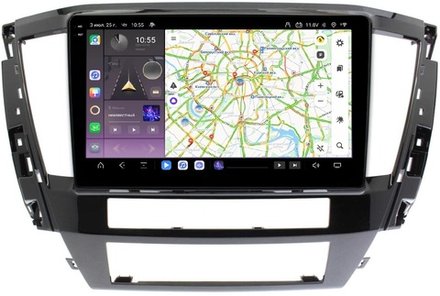 Магнитола для Mitsubishi Pajero Sport 3 2020-2024, Montero Sport - Carmedia SF-1038 QLed+2K, Android 13, TS20, CarPlay, 4G SIM-слот