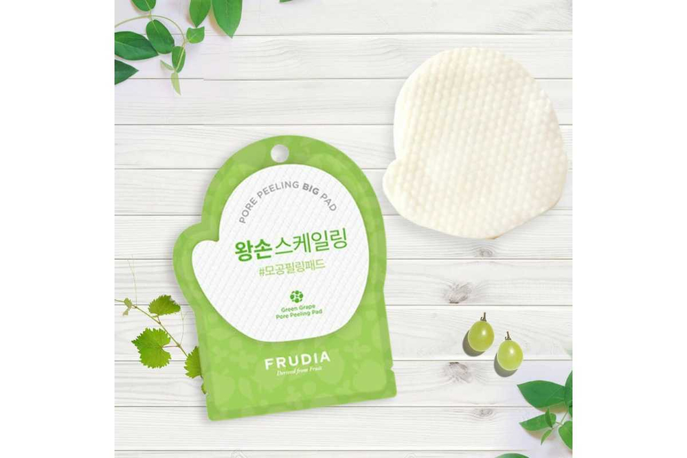 Frudia Green Grape Pore Peeling Pad отшелушивающие диски с зеленым виноградом