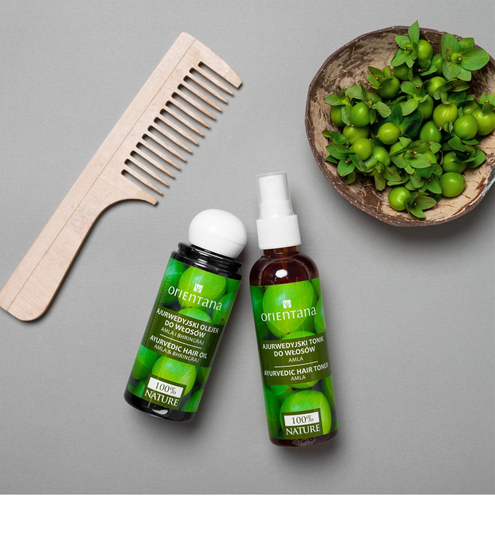 Orientana Ayurvedic Hair Hair Oil Amla & Bhringraj - масло для роста волос /   105  ml  / GTIN 5902596416997