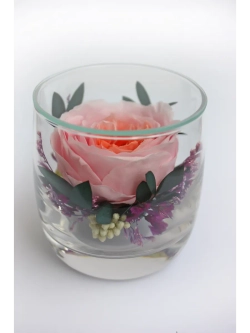 натуральный пион в стекле, вакуум*