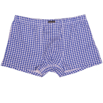 Мужские трусы-боксеры с полосками и точками (Размер: XL) (Цвет: серый)