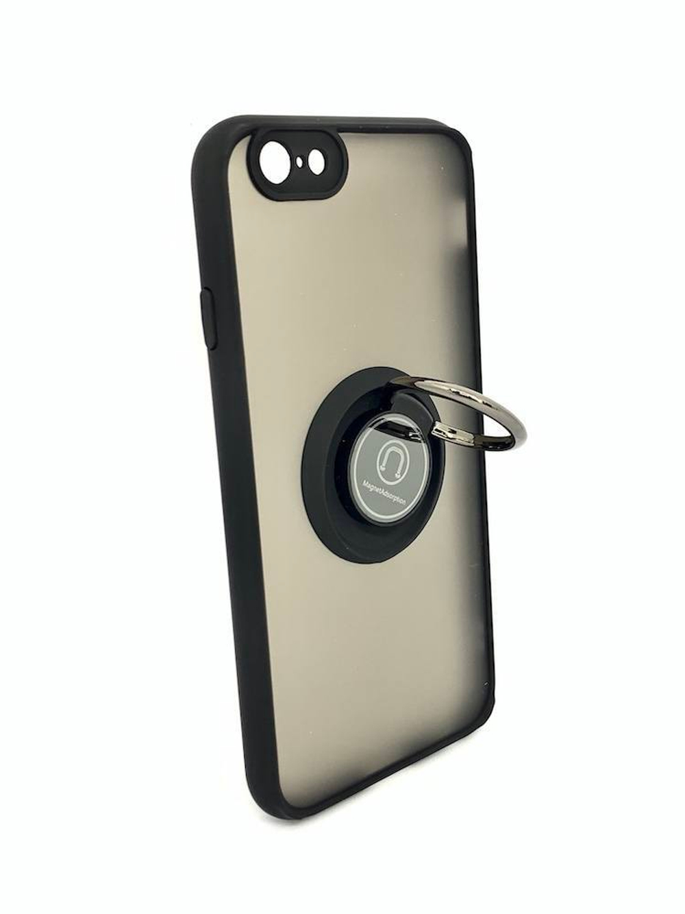 Чехол на iPhone 6 / 6S / айфон, противоударный, с кольцом, подставкой, прозрачный