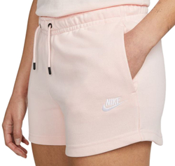 Женские теннисные шорты Nike Sportswear Essential Short French Terry W - Pink