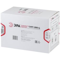 СНПТ-2000-Ц ЭРА Стабилизатор напряжения переносной, ц.д., 140-260В/220/В, 2000ВА