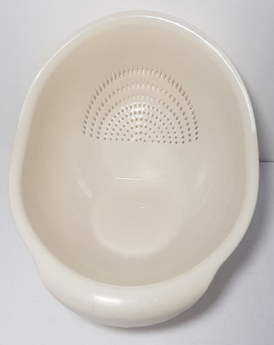 Дуршлаг д/промывания крупы (бежевый)