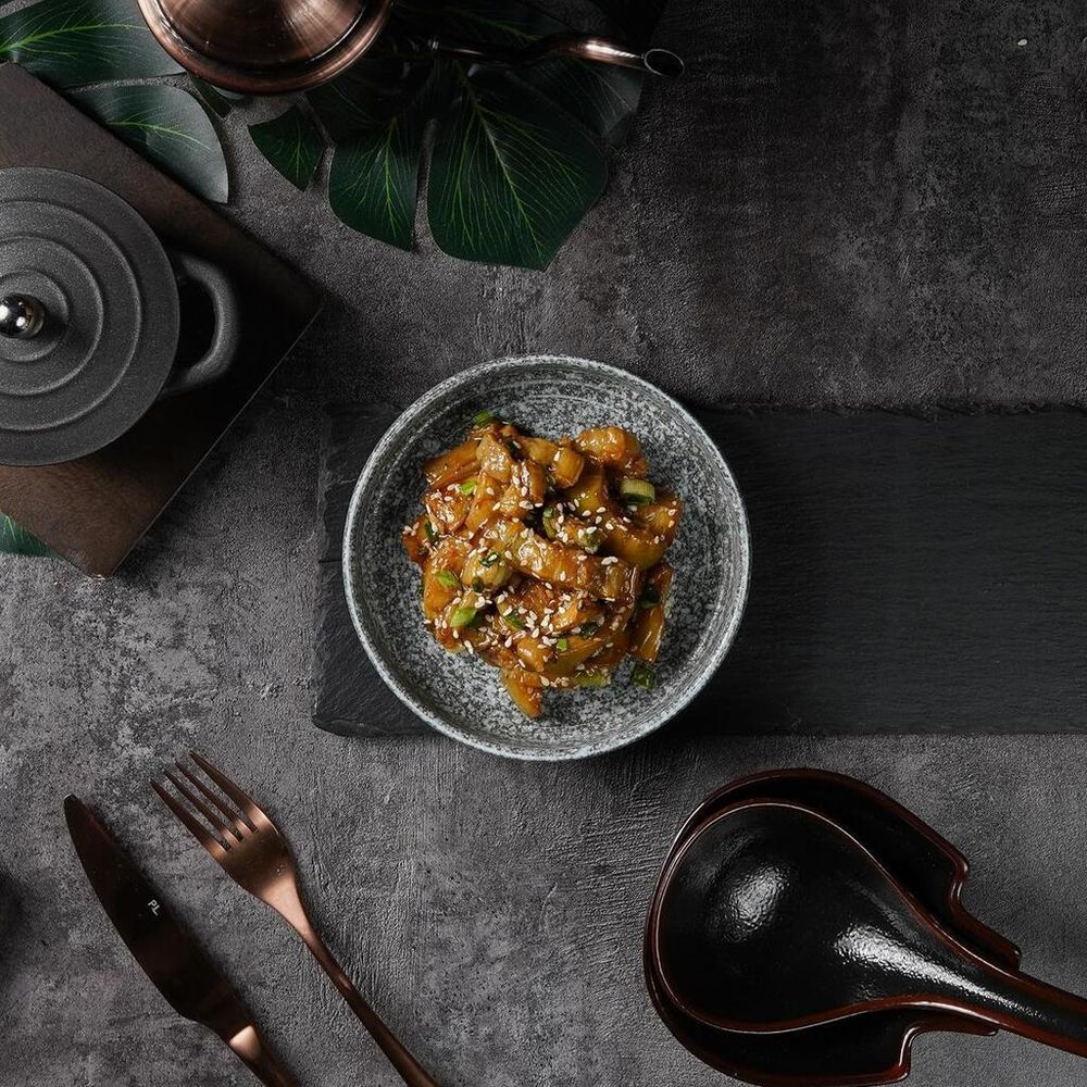 Тарелка с бортом d 14,3 см h2,5 см глазурь Glossy Stone Untouched Taiga P.L. Proff Cuisine [1]