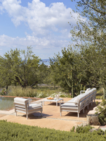 Столик пластиковый кофейный Nardi Maximo, гипс