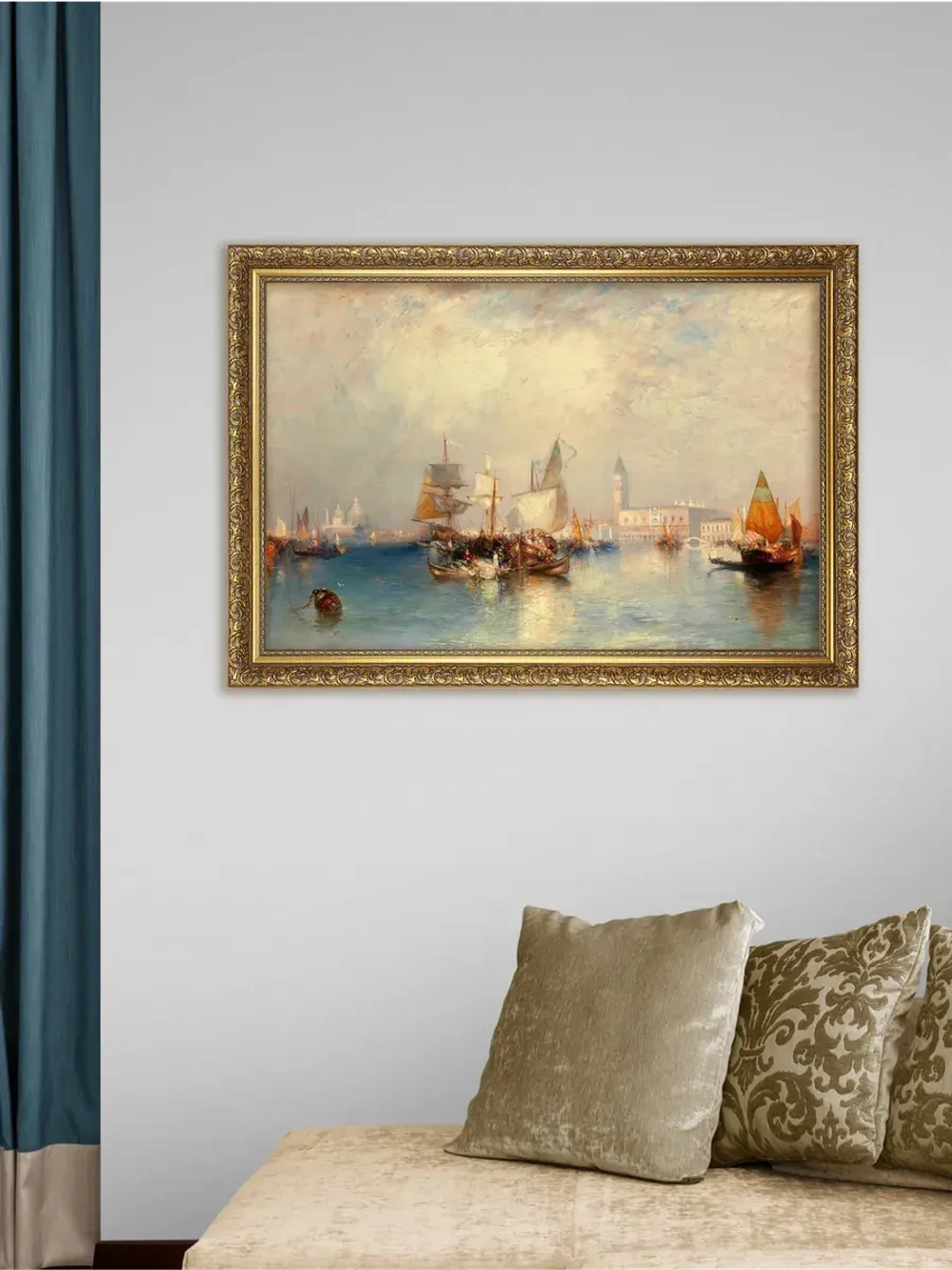 Картина настенная интерьерная в багетной раме 47*67 см