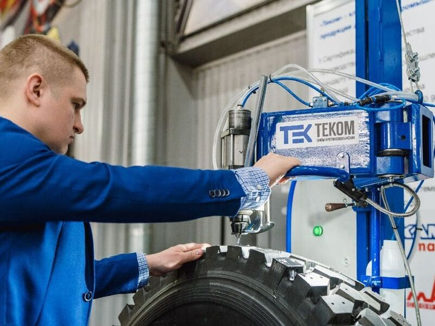 Теком предоставляет решение сохранения шин тяжелой техники