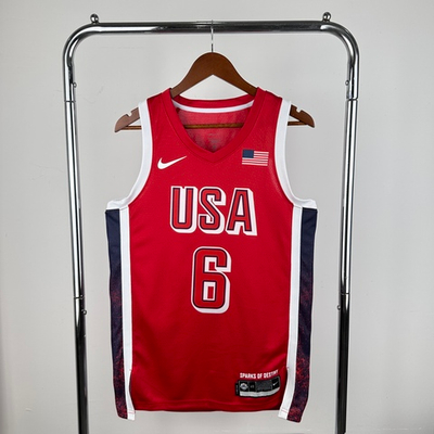 Баскетбольная джерси Леброн Джеймс сборная США 2024