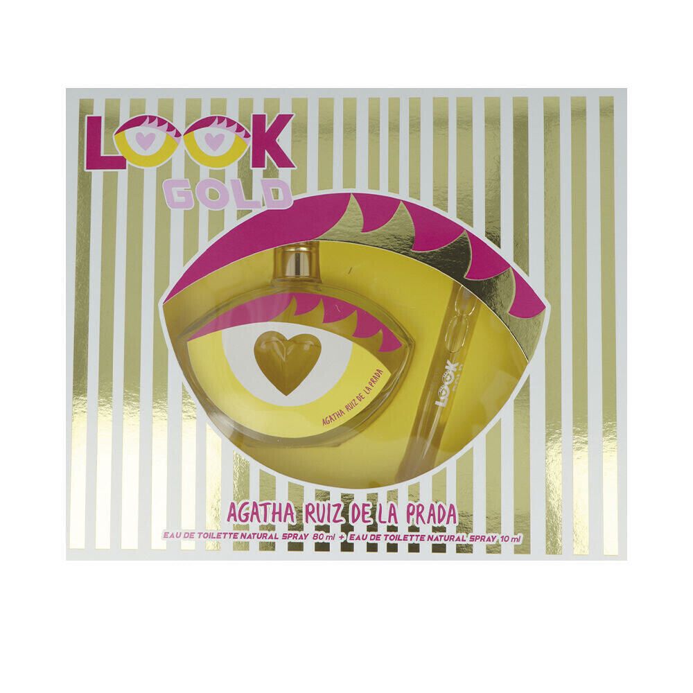 Парфюмерная вода Eau de Toilette Agatha Ruiz De La Prada Look Gold 2 шт. (80+75 мл)