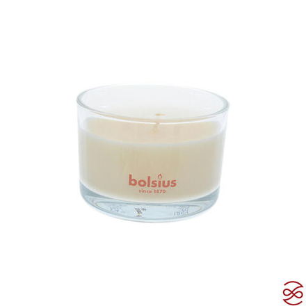 Свеча в стекле ароматическая Bolsius True scents 63/90 ваниль - время горения 24 часа