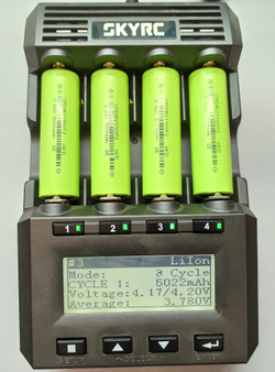 Li-ion 21700 3.7v среднетоковый INR21700 F2 5000 мАч (аналог SAMSUNG 50E)