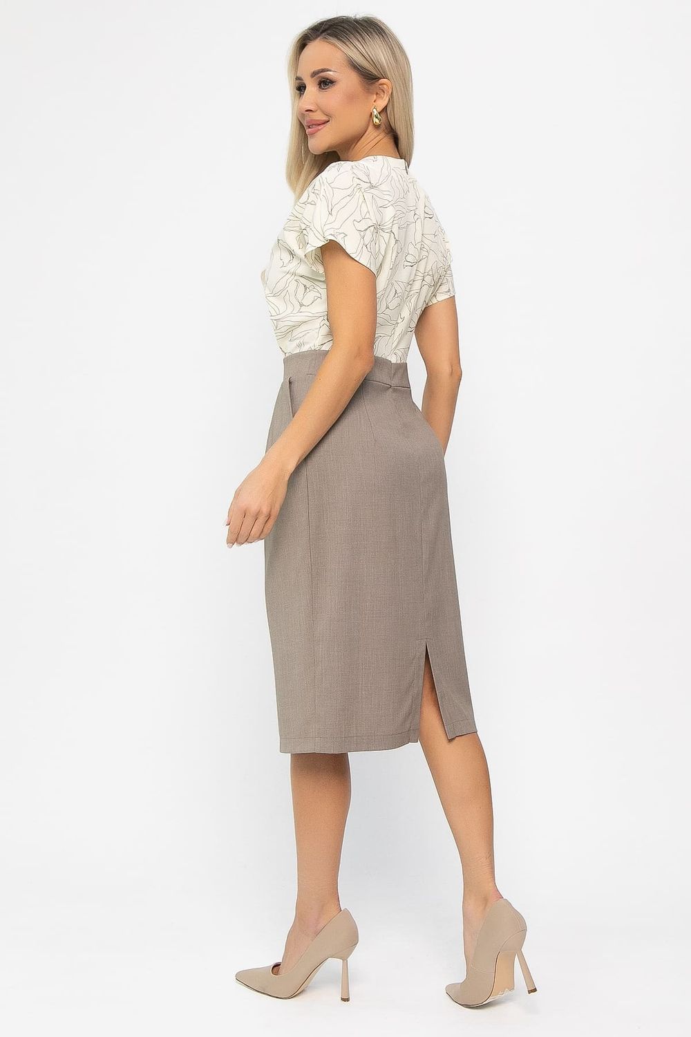 Платье Юстина (бежевое) П13663-16М LT Collection