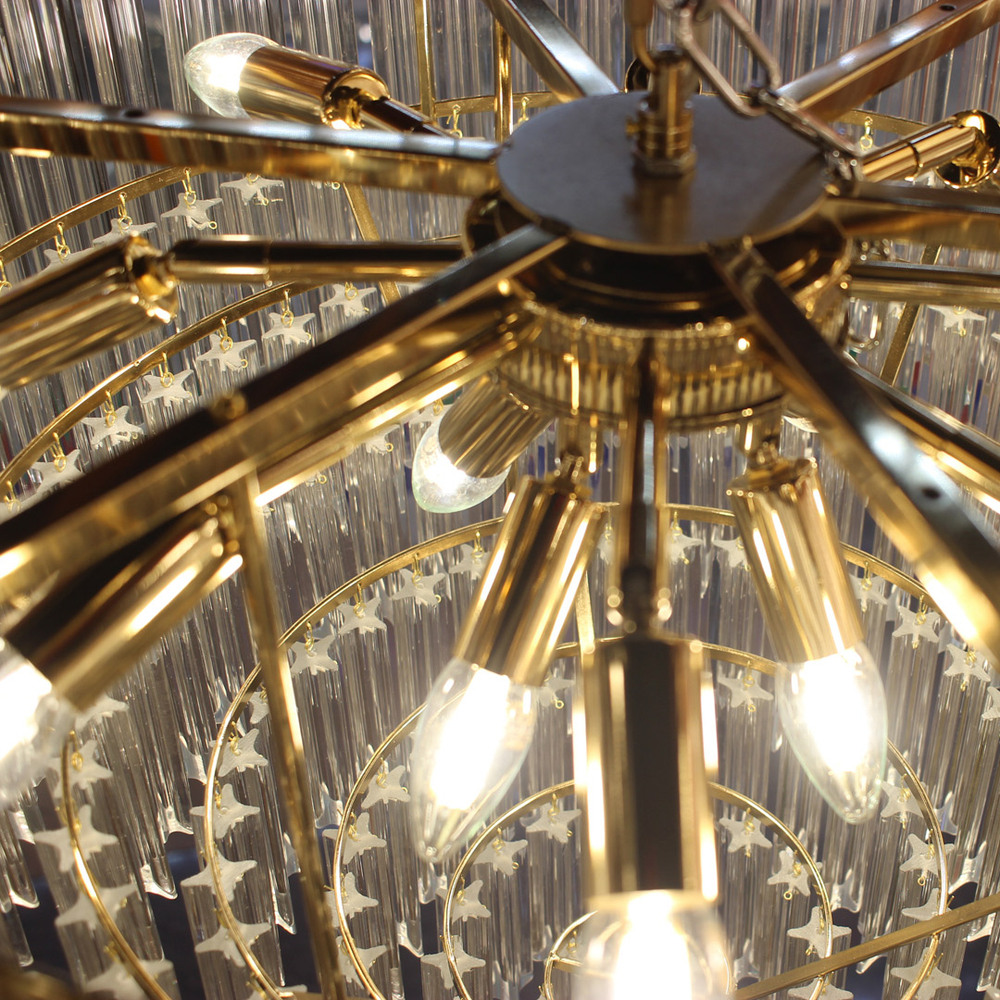 Люстра Cloyd ORATORIA-A C20 / Ø80 см - золото (арт.10312)