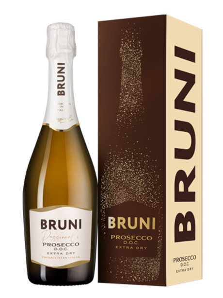 Бруни Просекко Экстра Драй бел брют 0,75л 11% П/У Италия