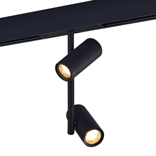 ST808.446.16 Магнитный трековый светильник Черный LED 1*16W 4000K 1 200Lm Ra&gt;90 36° IP20 D45xH240 48VV SKYLINE 48