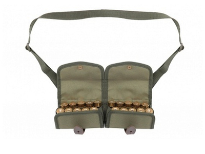 Патронташ VEKTOR двухрядный, на 20 патронов кк12, 16, 20