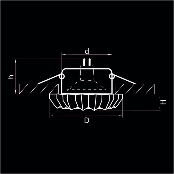 Встраиваемый светильник Lightstar Solo Ray 002120