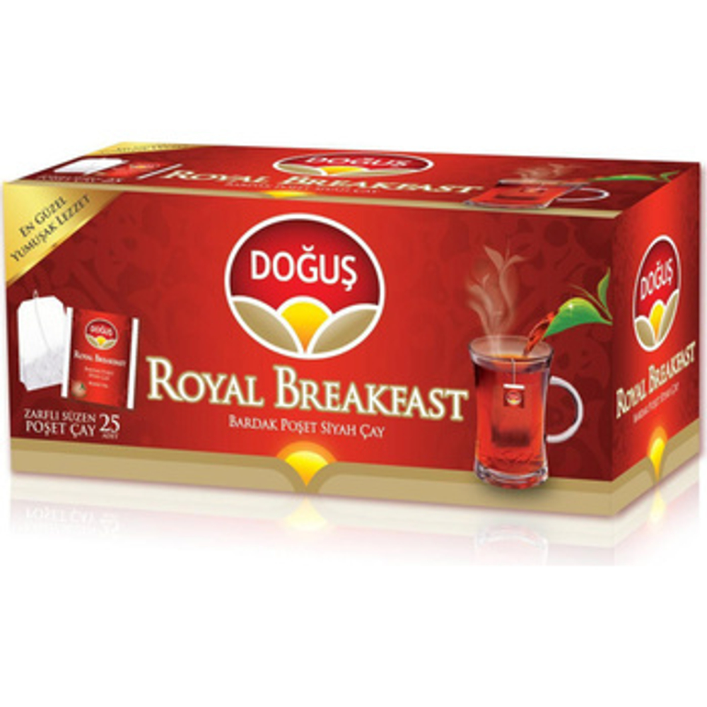 Чай черный в пакетиках (Royal Breakfast), Dogus, 50 гр