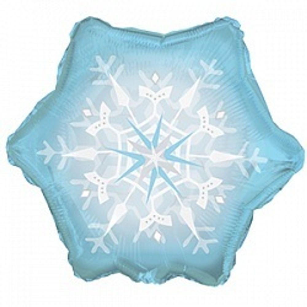 CTI (20&#39;&#39;/51см) Фигура, Снежинка, Голубой, 1 шт.