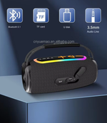 Беспроводная колонка BoomBox 680 (30W TF USB TWS) RGB light