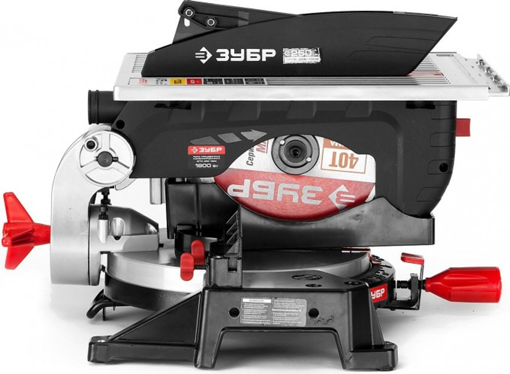 Пила торцовочная сетевая ЗУБР ЗПТК-255-1800