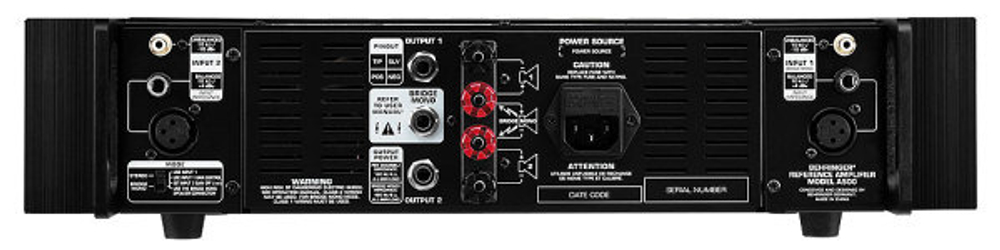 BEHRINGER A500 Усилитель мощности, 2 канала, 600 Вт