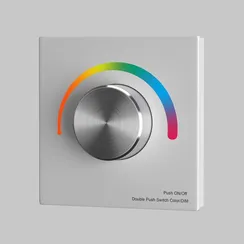 Роторная панель управления RF трехканальная 12-48В Цветная (RGB) 576Вт Lighting control 711027