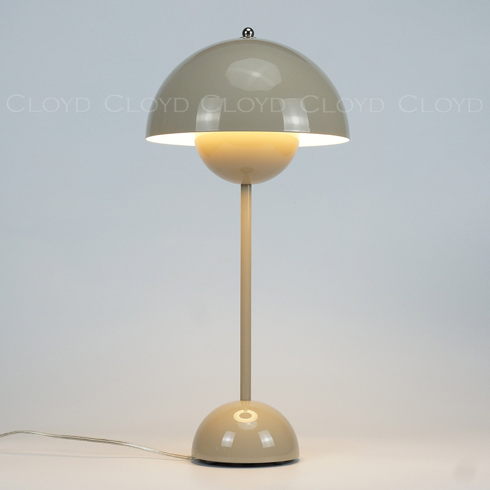 Настольная лампа Cloyd ERMA-B T1 / выс. 50 см - серый (арт.30043)