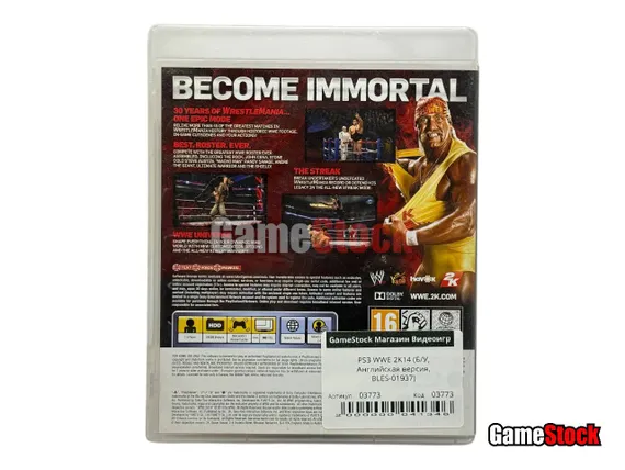PS3 WWE 2K14 (Б/У, Английская версия, BLES-01937)