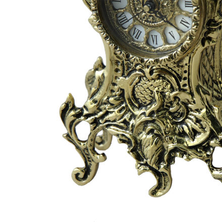 Bello De Bronze Каминные часы с канделябрами "Ласу"
