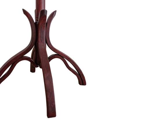 Вешалка напольная В 12Н махагон