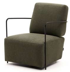 Кресло Gamer зеленого цвета с черным металлом