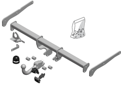 Фаркоп Brink (Thule) 601700 для Suzuki Vitara (2015 - )(паспорт и сертификат в комплекте)(без электрики)