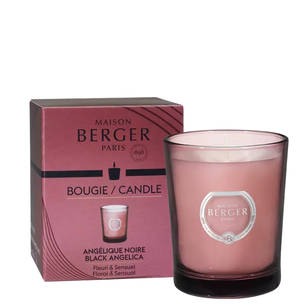 Maison Berger Paris - Ароматическая свеча Duality 30ч Черная Анжелика / артикул   EAN 3127290069573  / GTIN 3127290069573