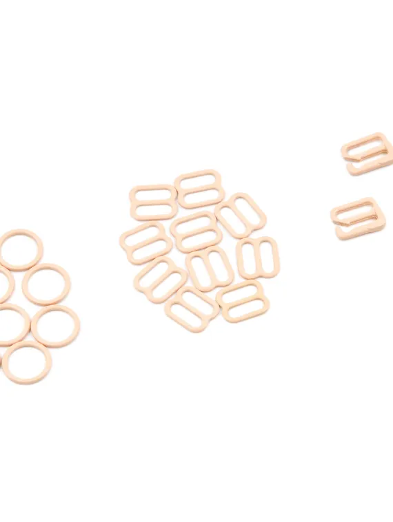Набор металлофурнитуры телесный 126, 10 мм
