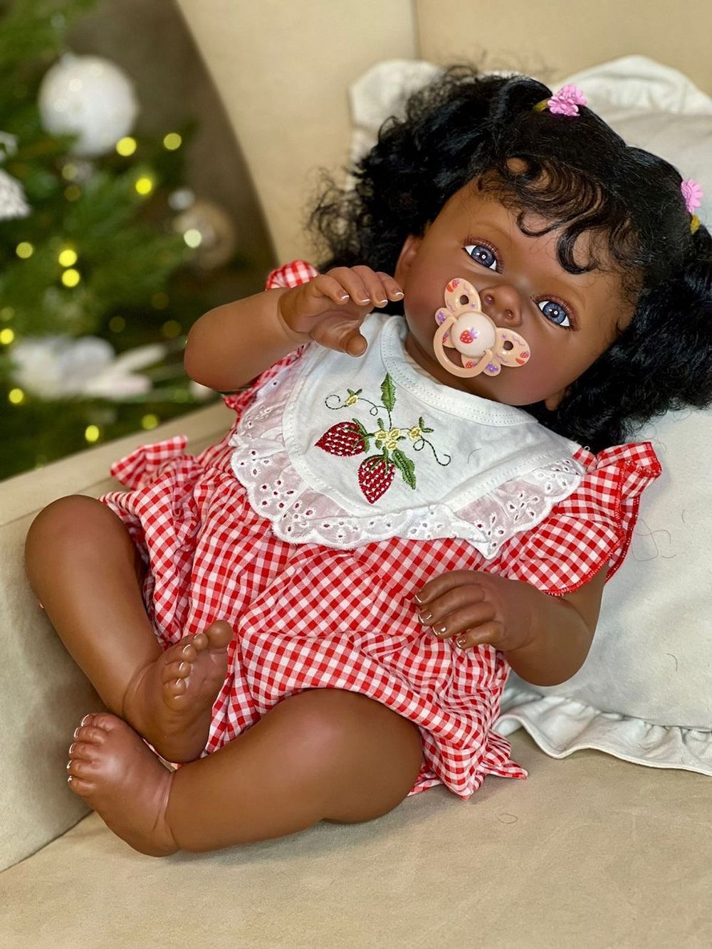 Кукла Реборн мягконабивная 60см в пакете (FA-586)