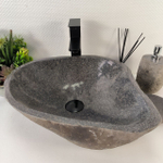 Раковина из речного камня RS-65139 43*39*15 0856