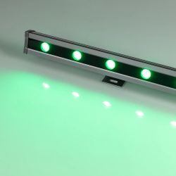 Светодиодный прожектор AR-LINE-1000L-48W-24V RGB-Warm3000 (Grey, 15x45 deg, DMX512) (Arlight, Закрытый) 027958