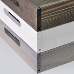 Поднос, 38х28, Флоутард, столик для завтрака в постель, для кухни, состаренный серый, Dipriz