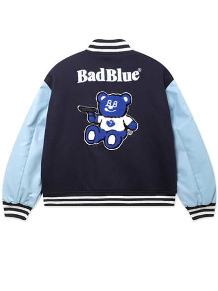 Женский Бомбер Badbear Varsity Navy