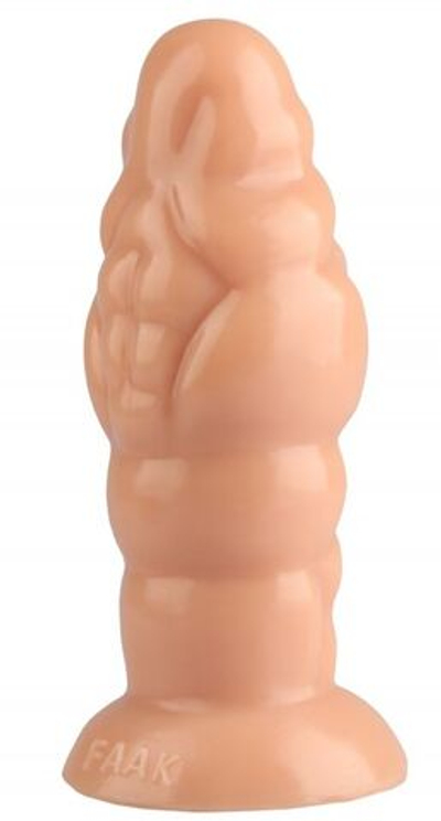 Телесная фантазийная пробка - 18,5 см. (Цвет: телесный)