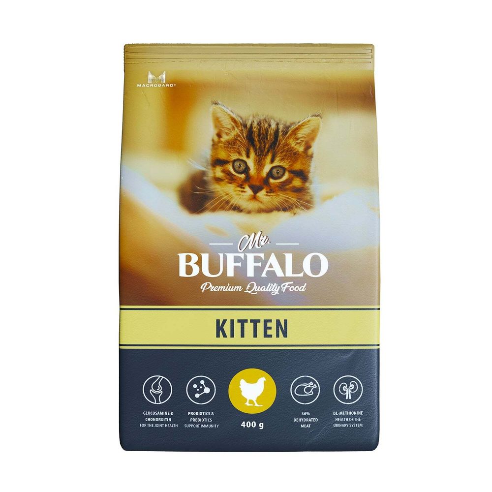 Сухой корм MR.BUFFALO KITTEN для котят курица 400 г