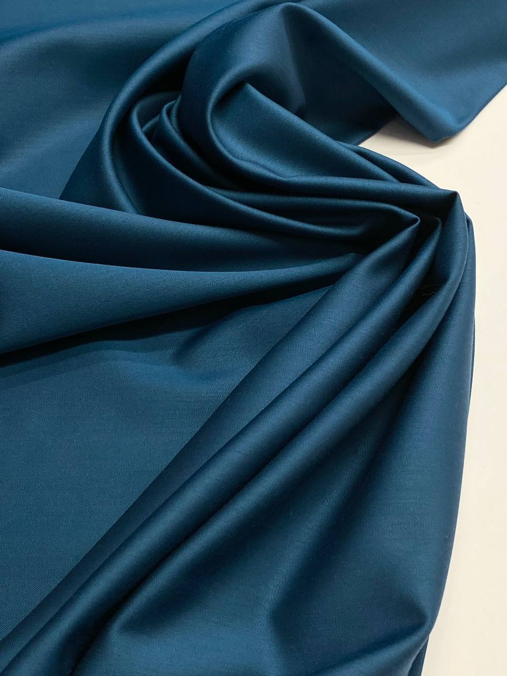Шерсть костюмная на дублерине Ermenegildo Zegna бирюзовая S'150