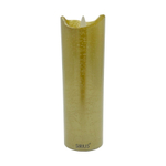 Свеча 20 см золотая