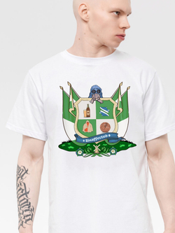 Футболка UNAFFECTED Герб Белый