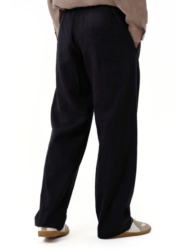 Льняные черные брюки HEATHEN