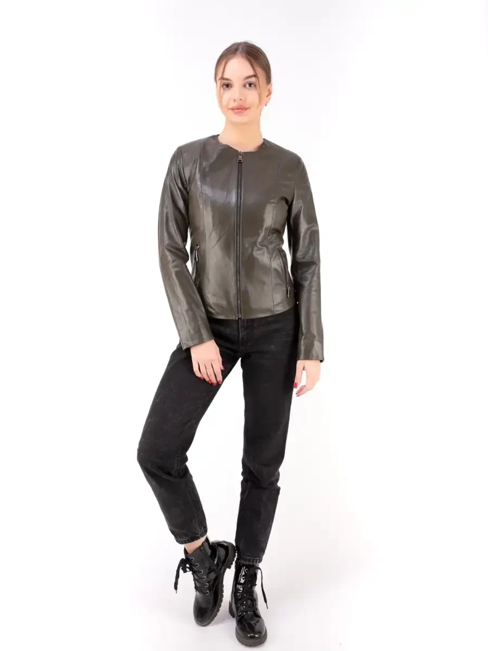 Куртка женская из натуральной кожи