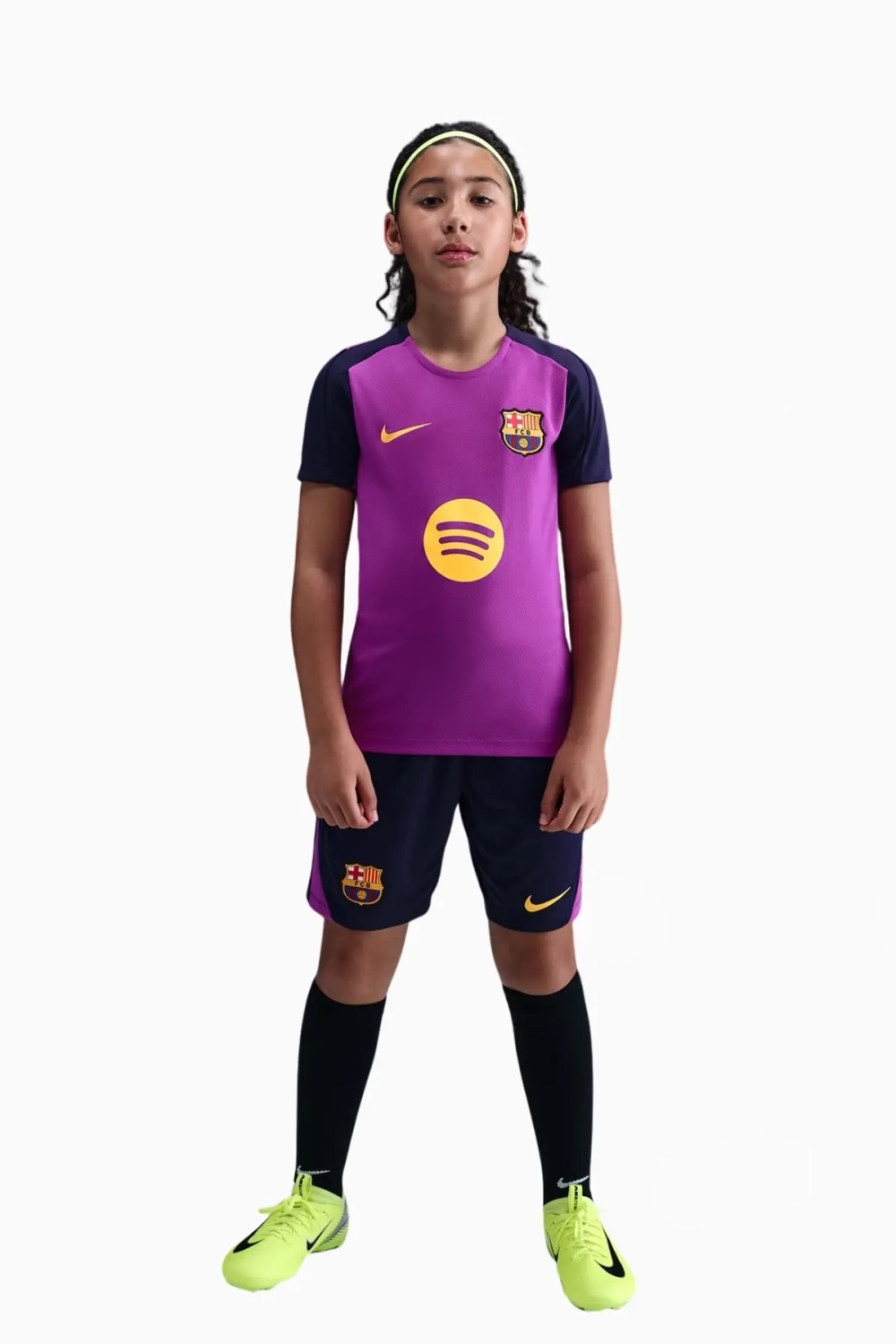 Футболка Nike FC Barcelona 25/26 Strike Junior - фиолетовый